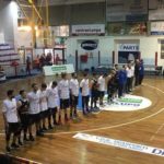 La squadra di Palestrina sul campo di Capo d'Orlando